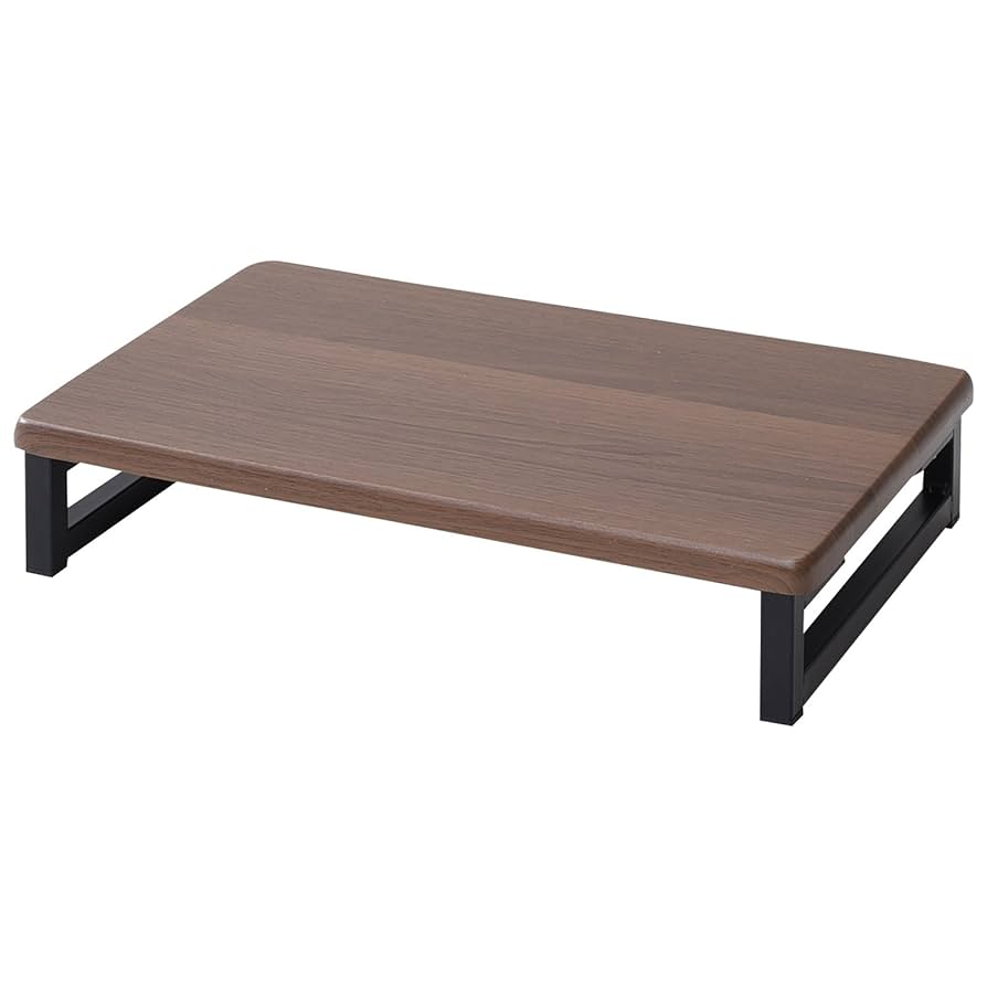 インステビカウンターテーブル Amazon.co.jp: Yamazen DTS-3925 (ABR/SBK) Monitor Stand